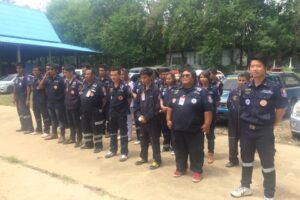 ประธานมูลนิธิสว่างบึงสามพันธรรมสถานเป็นประธานในพิธีฌาปนกิจ นายเจน ปลื้มจิตร เจ้าหน้าที่วิทยุ