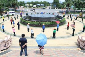 เพชรบูรณ์เตรียมการรำถวายองค์พระพุทธมหาธรรมราชา ในงานประเพณีอุ้มพระดำน้ำ ประจำปี 2561