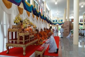 จ.เพชรบูรณ์ จัดพิธีเจริญพระพุทธมนต์สมโภชพระพุทธมหาธรรมราชา เฉลิมพระเกียรติสมเด็จพระเจ้าอยู่หัวมหาวชิราลงกรณบดินทรเทพยวรางกูร เนื่องในโอกาสวันเฉลิมพระชนมพรรษา 28 กรกฎาคม 2561